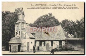 Postcard Honfleur Old Chapel of Our Lady of Grace