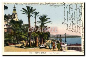 Old Postcard Monte Carlo Terrasses