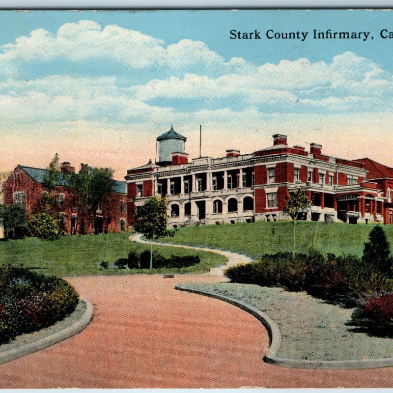 c1910s Canton Ohio Stark County Infirmary Insane Asylum Prison Schartenberg A204