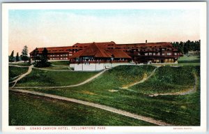 c1910s J.E. Haynes Grand Canyon Hotel Nice Litho PC Yellowstone Park #14056 A222