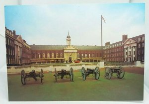 Vintage Postcard Cannons in Figure Court Royal Hospital Chelsea London