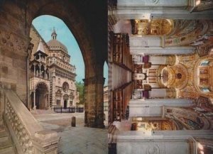 Bergamo Italy Church Interior Colleoni Chapel 2x Postcard s