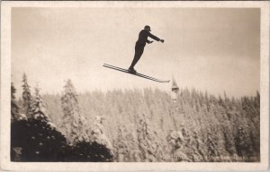 Winter Sports Ski Jump Skiing Norway Postcard Z15