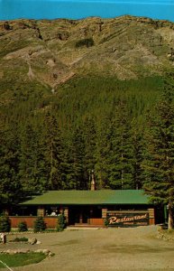 Canada Lodge Miette Hot Springs Bungalows Jasper Alberta Chrome Postcard 09.91