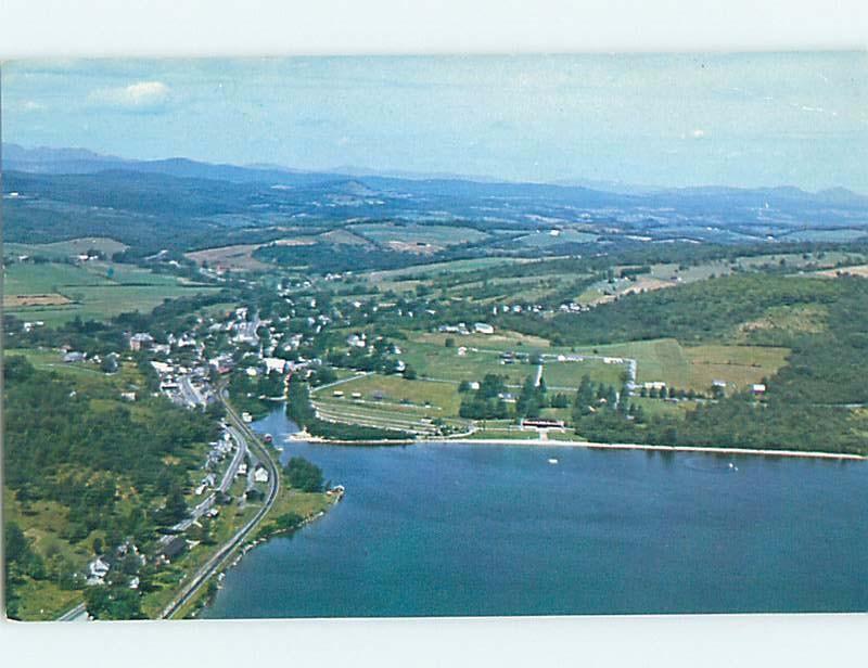 Pre-1980 AERIAL VIEW Barton Vermont VT A5226