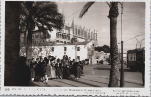 Spain Palma De Mallorca Dancers Vintage RPPC  C140