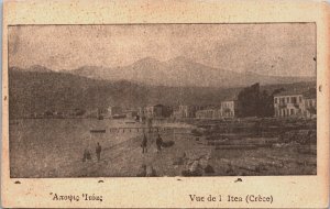 Greece Itea, Phocis, Vue de l Itea Crece Vintage Postcard C154