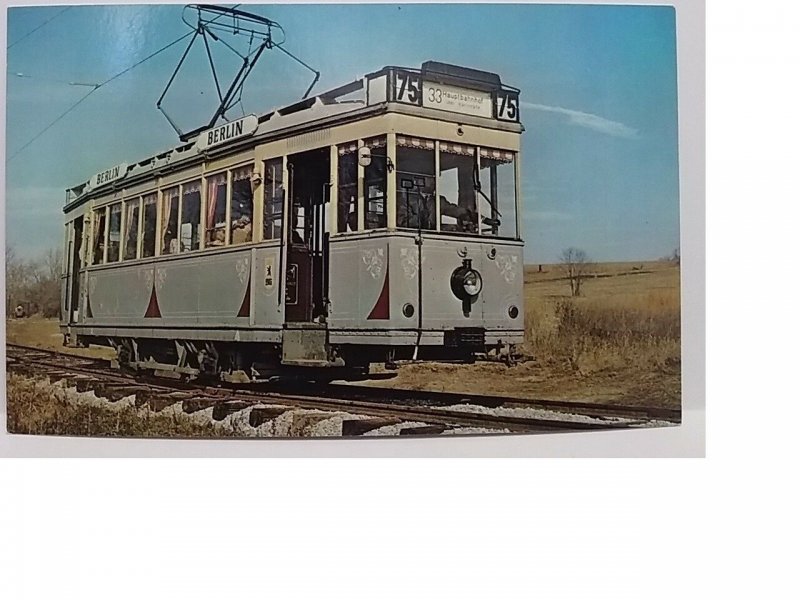 Car 5954 from Berlin Germany built in 1924 seen at Nat Capital Trolley Museum