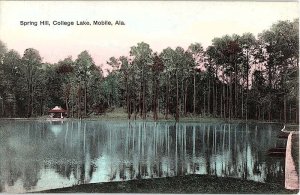 Postcard WATER SCENE Mobile Alabama AL AJ3651