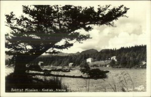 Kodiak AK Baptist Mission - Helsel Real Photo Postcard