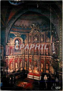 Modern Postcard Saint Jean de Luz Interior of the Church or took place the ma...