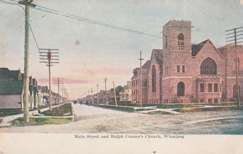 Ralph Connor's Church on Main Street - Winnipeg MB, Manitoba, Canada - DB