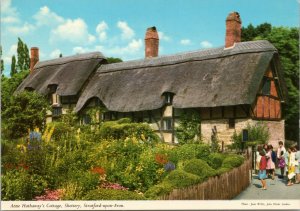 postcard UK England Stratford Avon Shottery - Anne Hathaway's Cottage