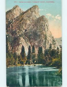 Divided-Back YOSEMITE VALLEY IN PARK Stockton & Modesto California CA hk3908