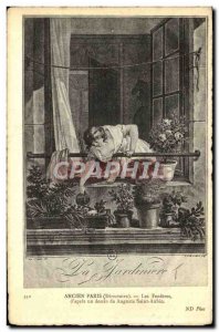 Old Postcard former Paris Les Fenetres D & # 39Apres A Drawing From Augustus ...