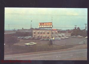 STURTEVANT WISCONSIN KILBOURN GARDENS RESTAURANT CARS ADVERTISING POSTCARD