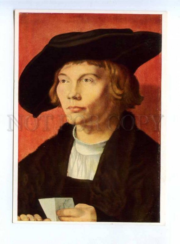 196791 Albrecht Durer self-portrait old postcard