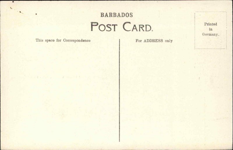 Barbados Inner Bains Ships c1910 Postcard