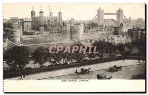 Great Britain London london Old Postcard The tower