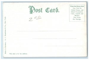 Duval Hotel Post Office Castle Hall National Bank Of Jacksonville FL Postcard