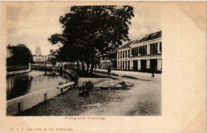 CPA AK SEMARANG Stadsgezicht INDONESIA (509947)