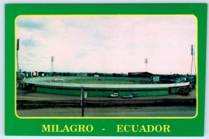 MILAGRO, ECUADOR ~ Soccer Stadium ESTADIO LOS CHIRIJOS Futbol  4x6 Postcard