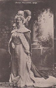 Queen Charlotte Episode VIII Looking Posh 1909 Bath Pageant Old RPC Postcard