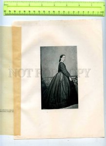 255927 RUSSIA Fanny Snetkova role Katherine Ostrovsky Thunderstorm 1900-y 