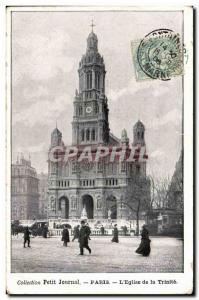 Old Postcard Paris Church of the Trinity