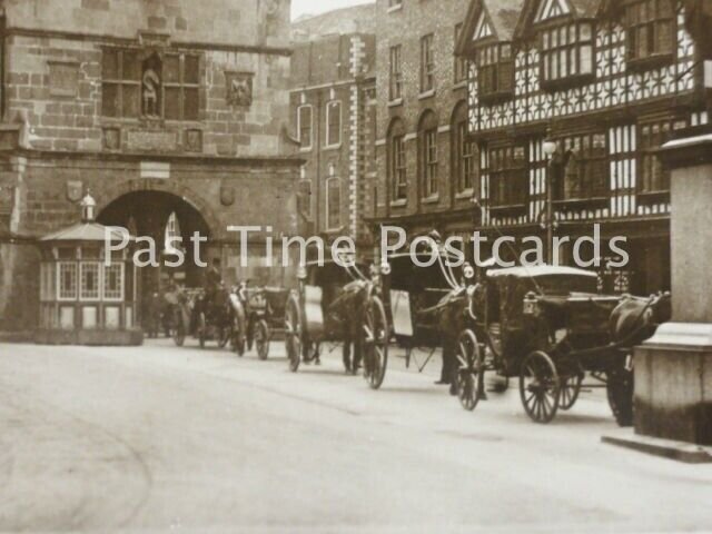 SHREWSBURY Old Market Hall - wonderful street scene Old RP 160515