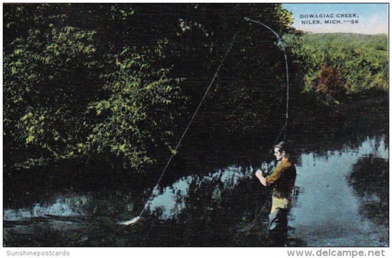 Michigan Niles Fishing In Dowagiac Creek