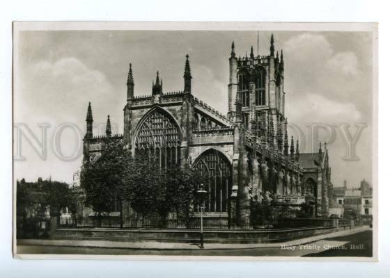 151617 England HULL Holy Trinity Church Vintage postcard