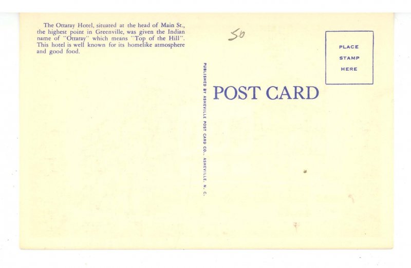 SC - Greenville. Ottaray Hotel