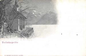 Sisikon Switzerland Tellskapelle Church Antique Postcard J48067