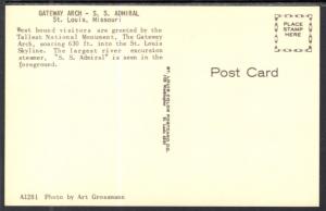 SS Admiral,Gateway Arch,St Louis,MO