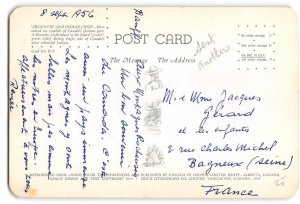 MOUNTIE & INDIAN CHIEF Sitting Eagle CANADA 1950s 4x6 Chrome Vintage Postcard