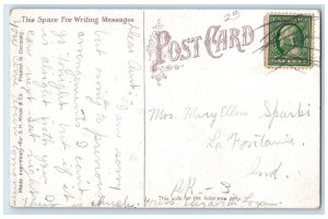 c1910 Horse Carriage Glass Block SH Knox & Co Store Marion Indiana IN Postcard