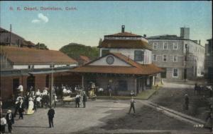 Danielson CT RR Train Station Depot c1910 Postcard