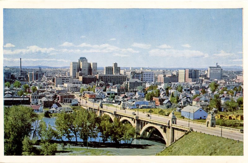 Canada - Alberta, Calgary. Bird's Eye View