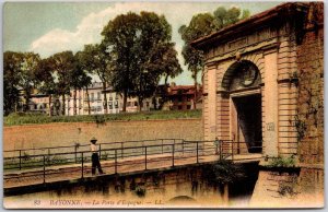 Bayonne - La Porte D'Espagne France Postcard