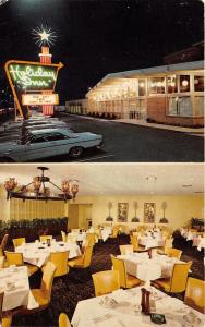 Phoenix Arizona~Holiday Inn~2 Views~NICE 60s Cars Parked @ Night~Dining Room