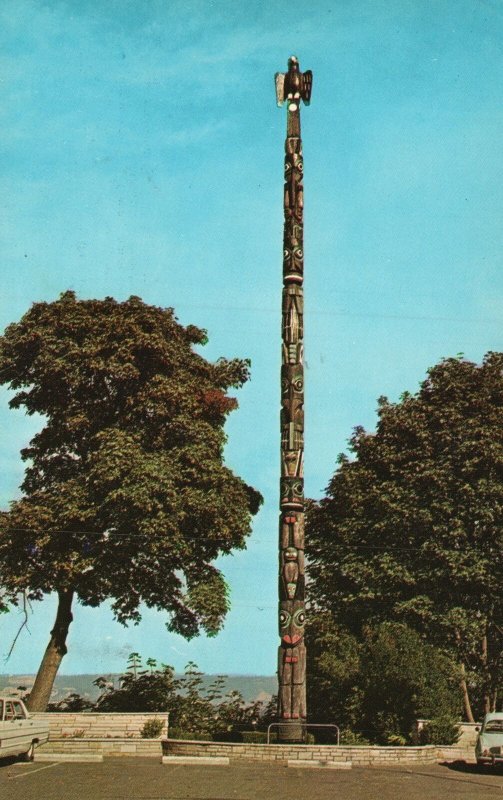 Vintage Postcard 1967 Totem Pole Tacoma Washington Pub by Smith Western Co.