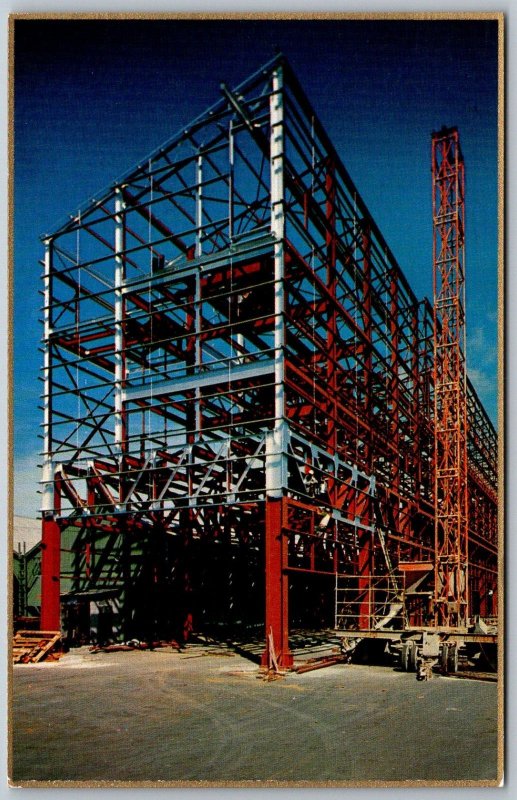 Oahu Hawaii 1950-60s Postcard Bulk Raw Sugar Storage Plant Under Construction
