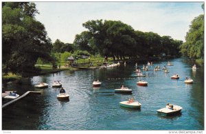 Toronto Islands, Lagoons, Boats, TORONTO, Ontario, Canada, 40-60´s