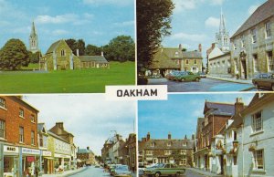 Oakham Walkers Newsagents Hotel Rutland Leics Postcard