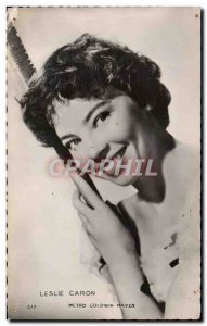 Postcard Modern Cinema Actor Actress Leslie Caron Metro Goldwyn Mayer
