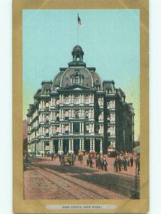 Unused Pre-1907 very early view - POST OFFICE New York City NY n5578