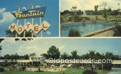 Fountain Motel, Paducah, KY, KY USA Hotel Motel Unused 