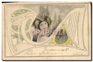 Old Postcard Fantasy Illustrator Woman