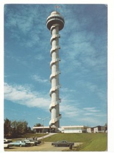 Thousand Islands Skydeck Tower, Hill Island, Ontario, Chrome Postcard